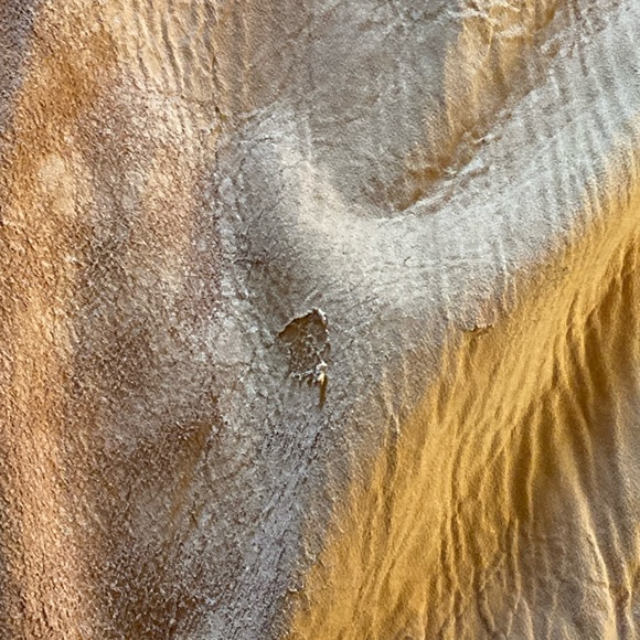 Vintage 70s Alicia Herrera Tan Kid Suede High Waisted Pleated Pants Women’s XS - Picture 14 of 16